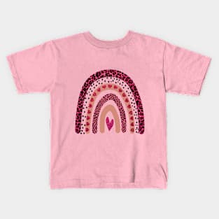 Pink Rainbow Kids T-Shirt